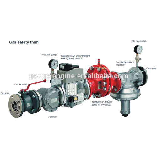 60Hz 1200RPM 550kW 700kVA Biogas Generator With CHP or Water Cooled